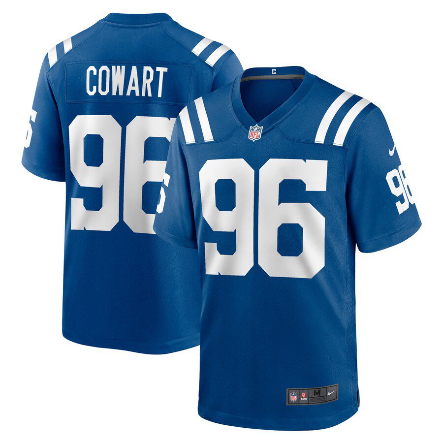 Men Indianapolis Colts #96 Byron Cowart Nike Royal Game Player NFL Jersey